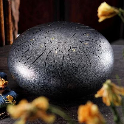 Portable 8 Note Metal Tongue Drum