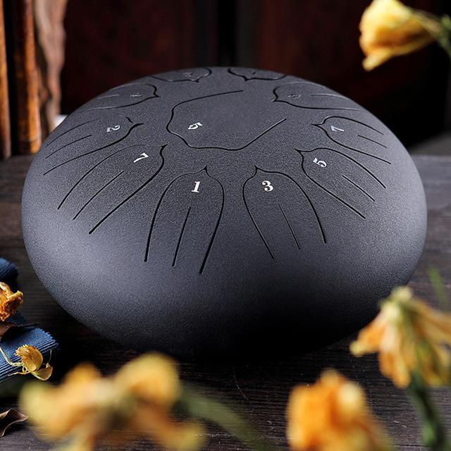 Portable 8 Note Metal Tongue Drum