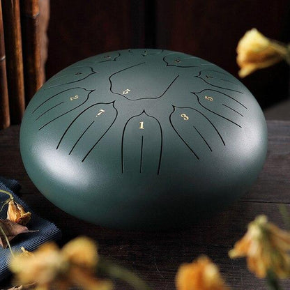 Portable 8 Note Metal Tongue Drum