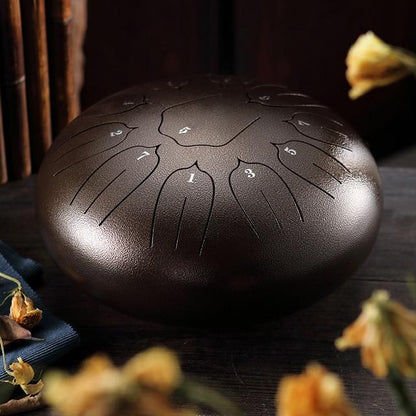Portable 8 Note Metal Tongue Drum