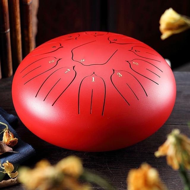 Portable 8 Note Metal Tongue Drum