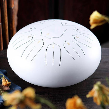 Portable 8 Note Metal Tongue Drum