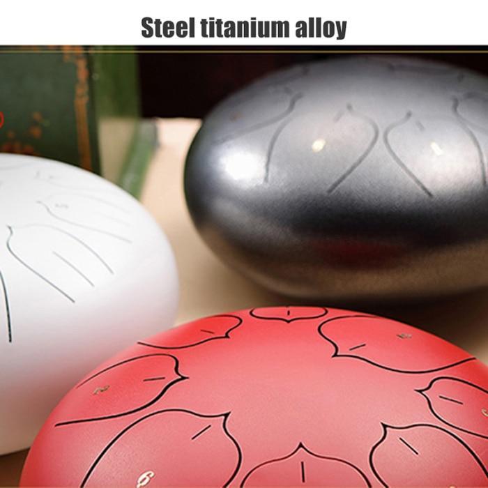 Portable 8 Note Metal Tongue Drum