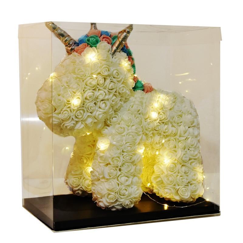 Beautiful Pink Unicorn Figurine