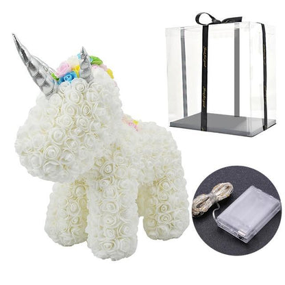 Beautiful Pink Unicorn Figurine