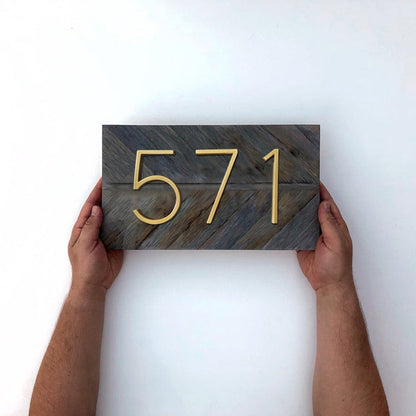 Luxury Brass Home Address Numbers