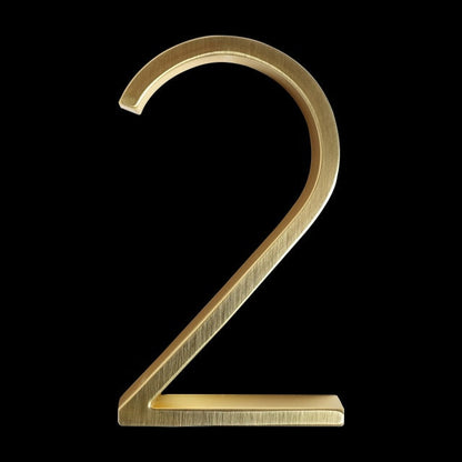 Luxury Brass Home Address Numbers