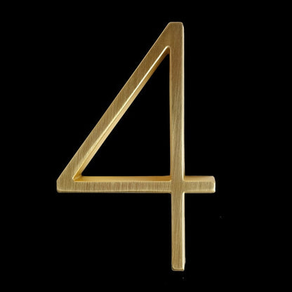 Luxury Brass Home Address Numbers