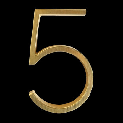 Luxury Brass Home Address Numbers