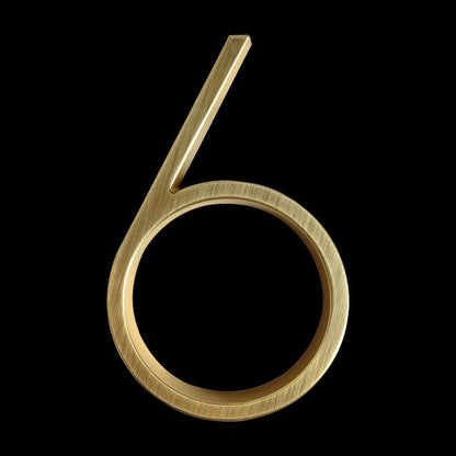 Luxury Brass Home Address Numbers