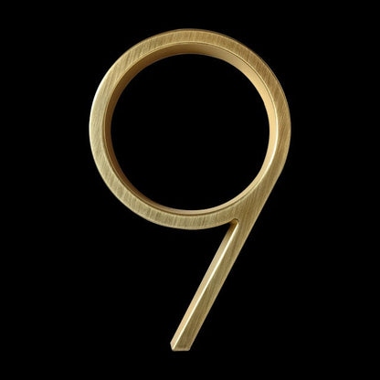 Luxury Brass Home Address Numbers
