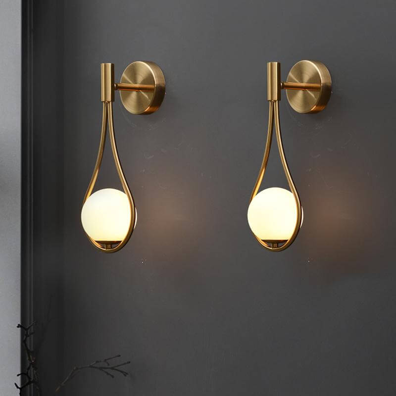 Simple Scandinavian White Wall Light | Noxord