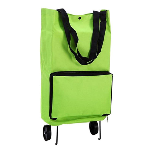 Collapsible Reusable Grocery Bag On Wheels - Cofik