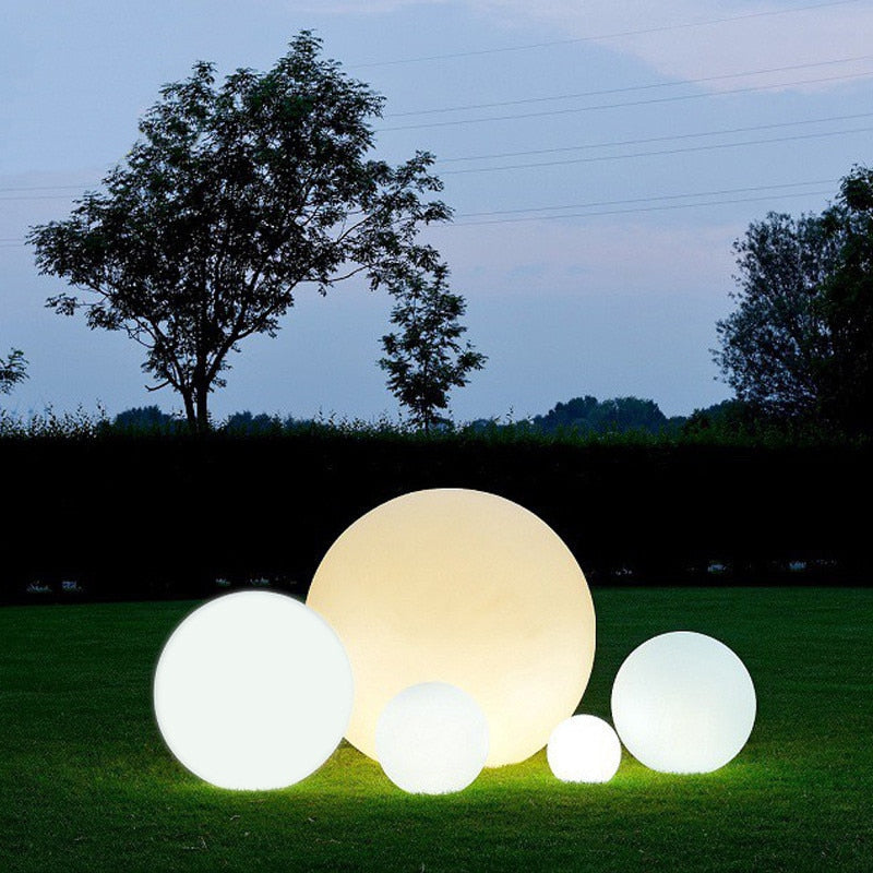 Colorful Outdoor Solar LED Ball Lamp RGB