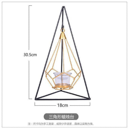 Luxury Metal Candle Lantern Holder