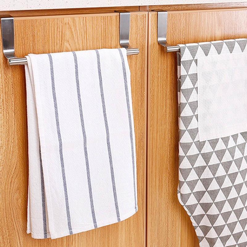 Stainless Steel Over Door Towel Rack