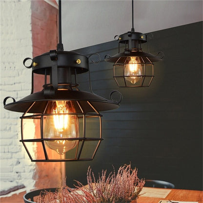 Vintage Metal Warehouse Ceiling Light