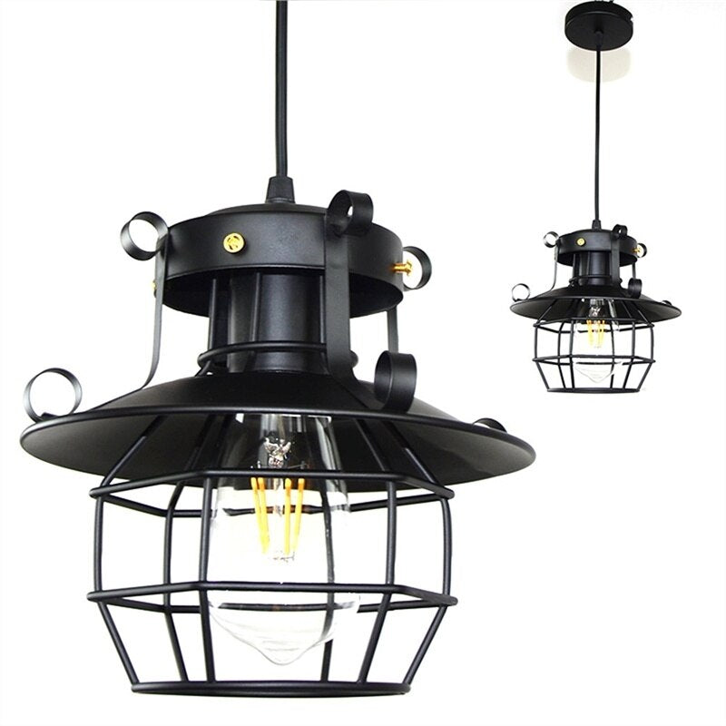 Vintage Metal Warehouse Ceiling Light