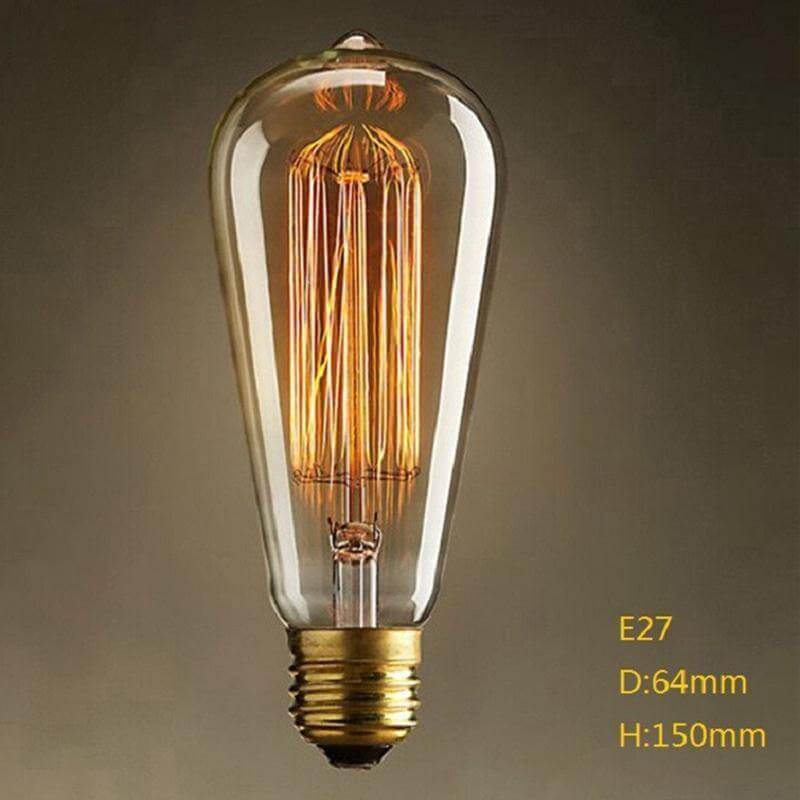 3 Pack Classic Antique Style Light Bulbs