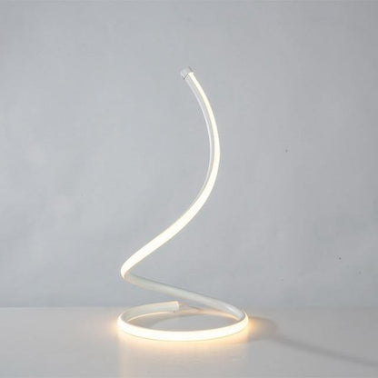 Contemporary Spiral Desk LED Lamp