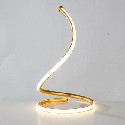 Contemporary Spiral Desk LED Lamp - Cofik