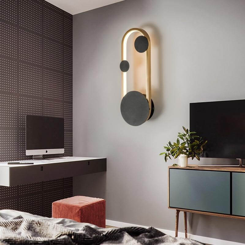 Simple Elegant LED Wooden Wall Light