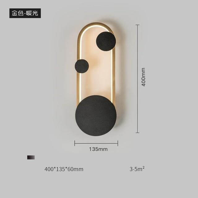 Simple Elegant LED Wooden Wall Light