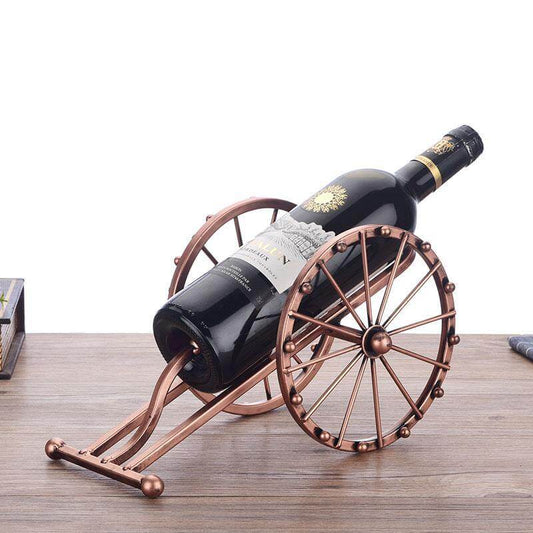 Vintage Metal Barrel Wine Rack - Cofik