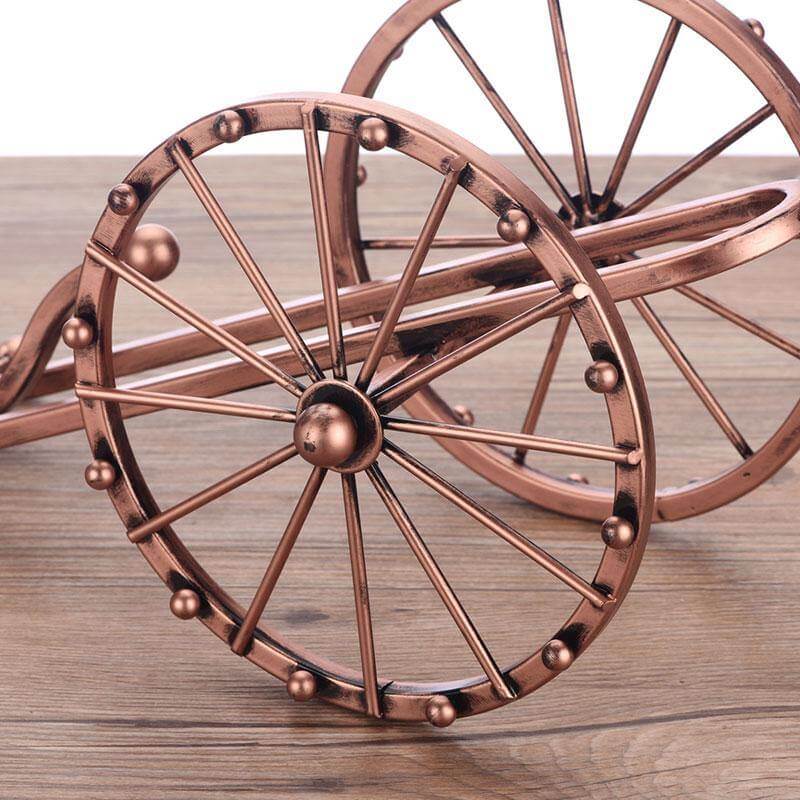 Vintage Metal Barrel Wine Rack