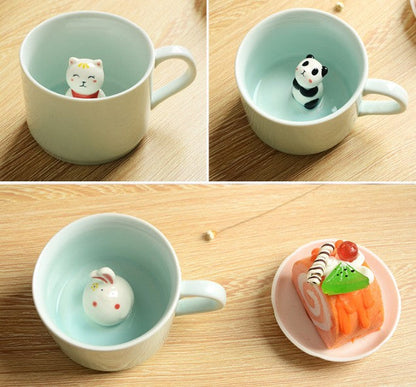 Fun Animated Animal Coffee Mugs