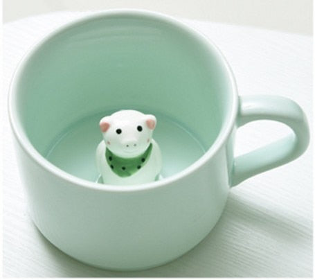 Fun Animated Animal Coffee Mugs