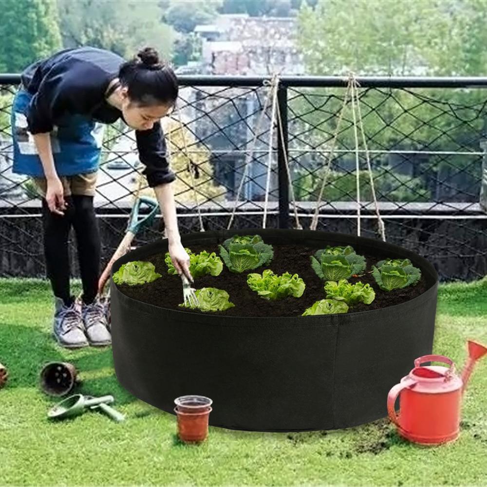 Simple Outdoor Fabric Planter Bed
