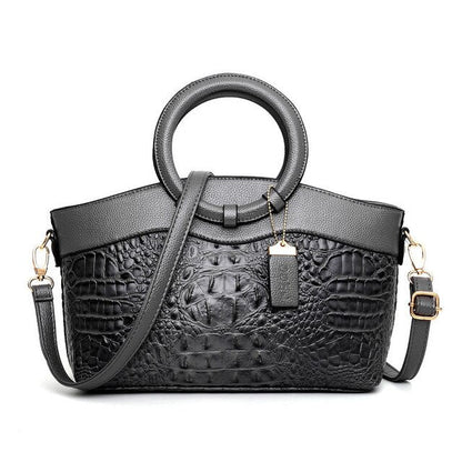 Genuine Leather Tote Handbag
