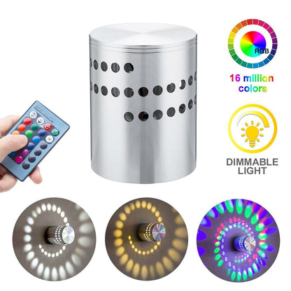 Colorful Spiral RGB LED Mood Lamp