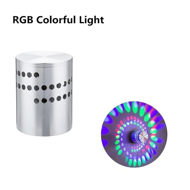 Colorful Spiral RGB LED Mood Lamp