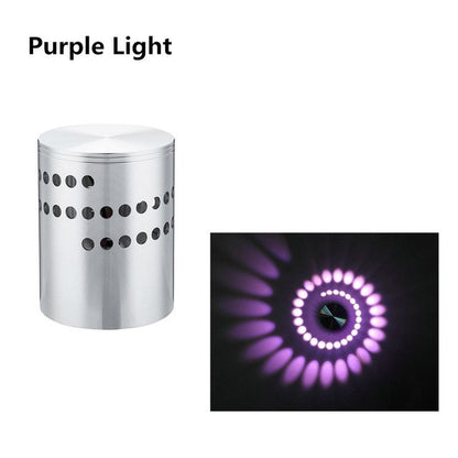 Colorful Spiral RGB LED Mood Lamp
