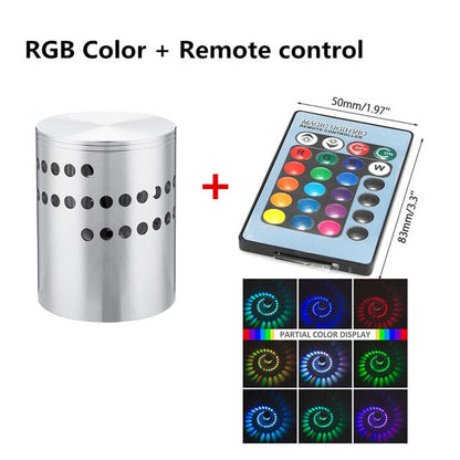 Colorful Spiral RGB LED Mood Lamp