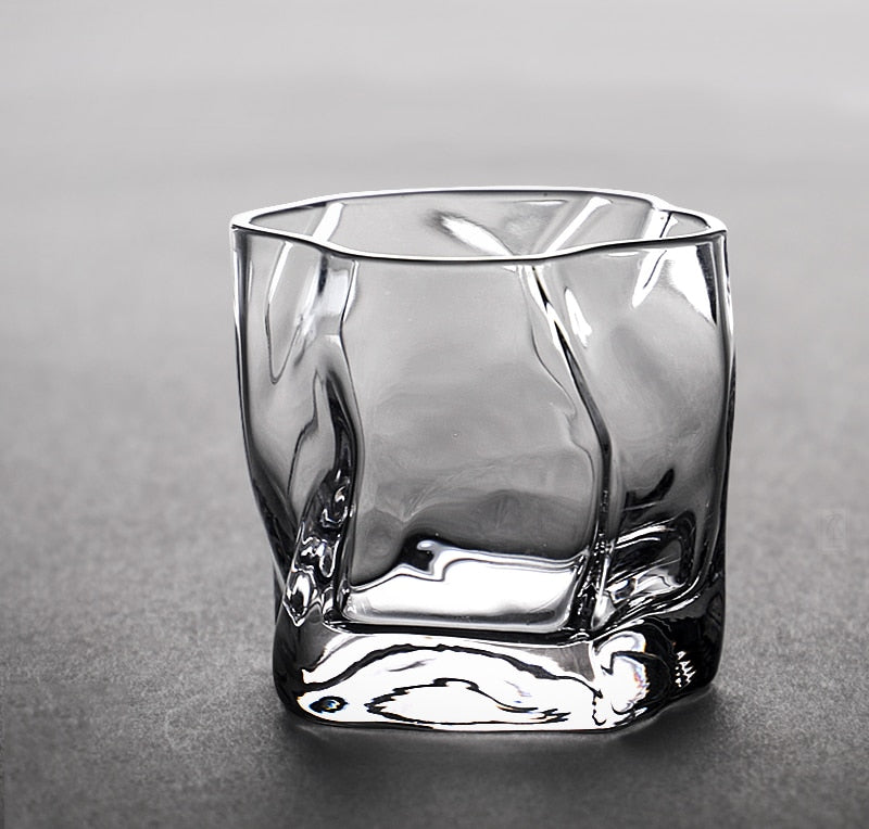 Unique Pattern Whiskey Glass Set
