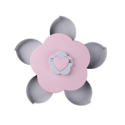 Colorful Rotating Flower Snack Container
