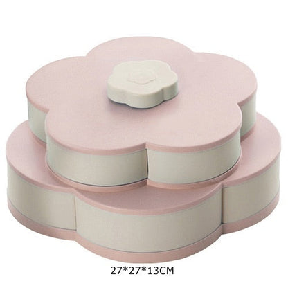 Colorful Rotating Flower Snack Container - Cofik