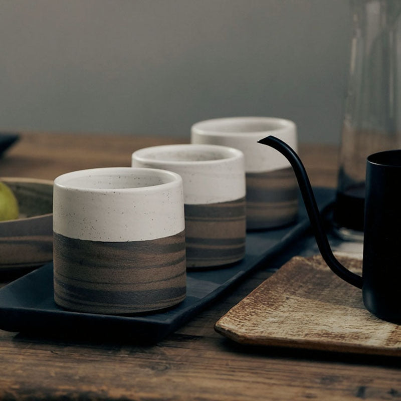 Vintage Asian Style Ceramic Coffee Mug