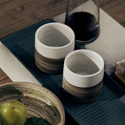 Vintage Asian Style Ceramic Coffee Mug