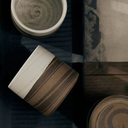 Vintage Asian Style Ceramic Coffee Mug