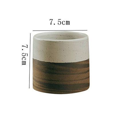 Vintage Asian Style Ceramic Coffee Mug