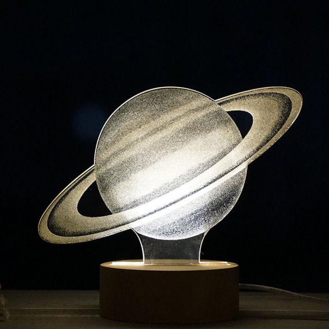 Colorful LED Globe Night Light Lamp