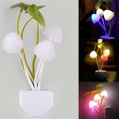Colorful Fun Mushroom Table Lamp