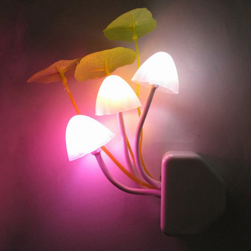 Colorful Fun Mushroom Table Lamp
