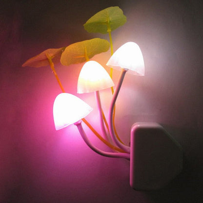 Colorful Fun Mushroom Table Lamp