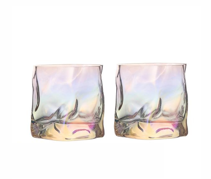 Unique Pattern Whiskey Glass Set