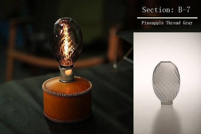 Outdoor Glass Camping Lantern Light